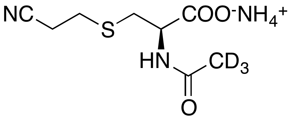 N-乙?；?S-（2-氰基乙基）-L-半胱氨酸-d3铵盐