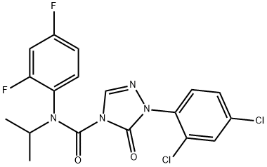 212201-70-2_1-(2,4-二氯苯基)-N-(2,4-二氟苯基)-1,5-二氢-N-异丙基-5-氧代-4H-1,2,4-三氮唑-4-甲酰胺