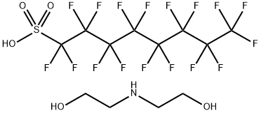 70225-14-8_1,1,2,2,3,3,4,4,5,5,6,6,7,7,8,8,8-十七氟-1-辛烷磺酸与2,2’-亚氨基双[乙醇](1:1)的化合物