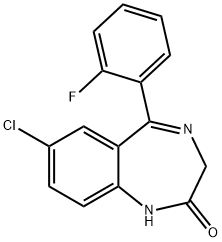 2886-65-9_7-氯-5-(2-氟苯基)-1,3-二氢-2H-1,4-苯并二氮杂卓-2-酮