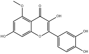 529-51-1_2-(3,4-二羟基苯基)-3,7-二羟基-5-甲氧基苯并吡喃-4-酮