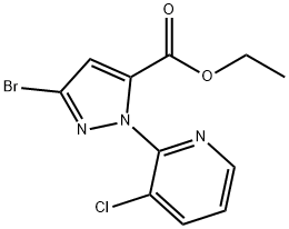 500011-92-7_3-溴-1-(3-氯吡啶-2-基)-1H-吡唑-5-甲酸乙酯