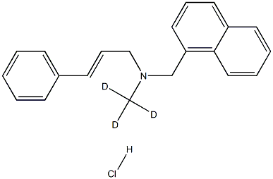 1246833-81-7_(E)-N-(naphthalen-1-ylmethyl)-3-phenyl-N-(trideuteriomethyl)prop-2-en-1-amine:hydrochlo