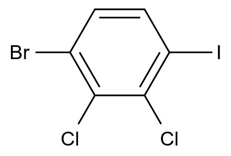 1000574-05-9_1-Bromo-2,3-dichloro-4-iodo-benzene