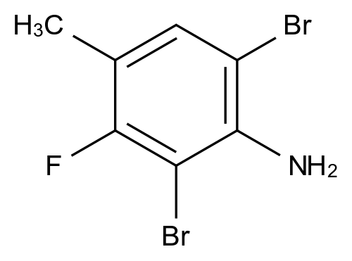 1000576-48-6_2,6-Dibromo-3-fluoro-4-methylaniline